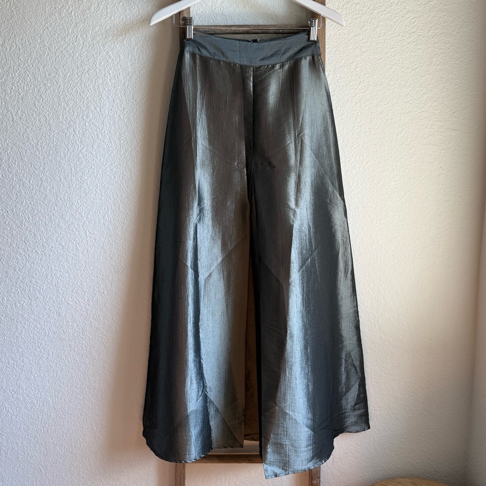 579 metallic long maxi skirt sz: XS - Picture 1 of 8